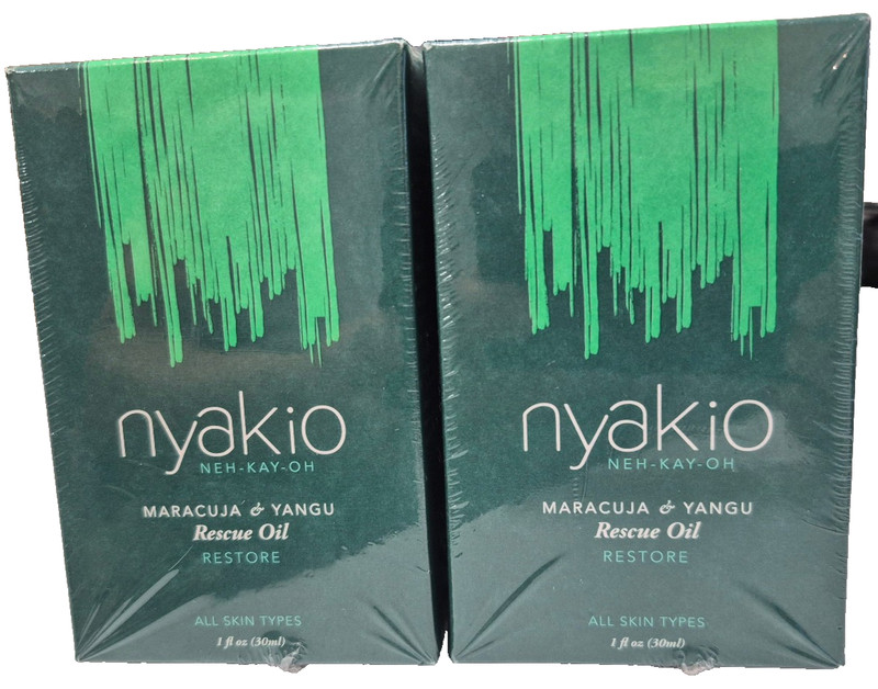 Nyakio Maracuja & Yangu Rescue Oil Restore All Skin Types 1 fl oz Lot of 6 NEW