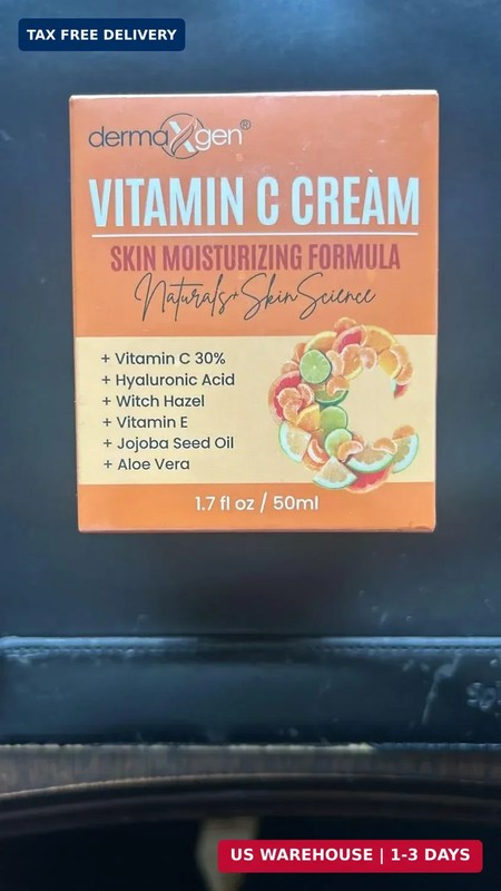 Organic Vitamin C Cream for Face - Deep Hydration Vitamin C Face Moisturizer wit gallery