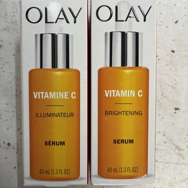 Olay Vitamina C+ Peptide 24 Brightening Serum – 1.3 fl oz Lot Of 2