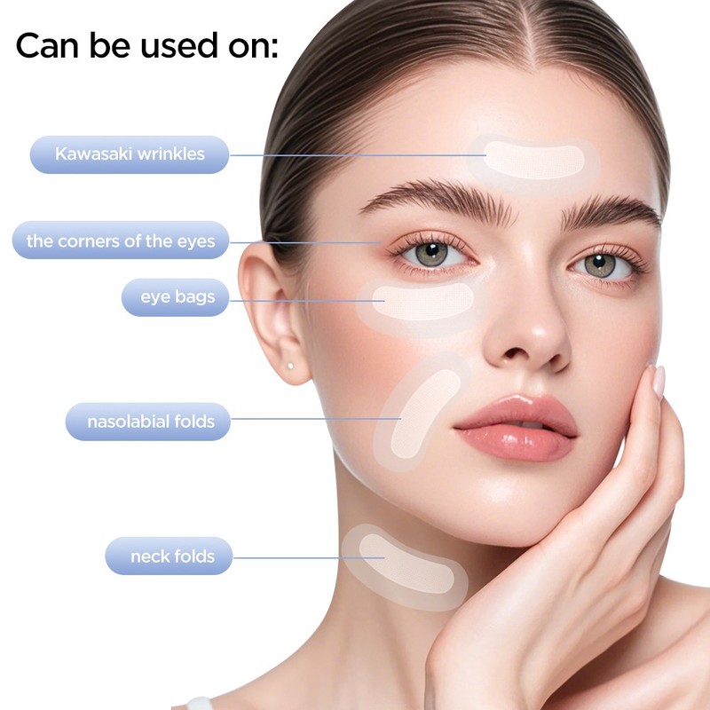 Hyaluronic Acid Microneedle Eye Patches for Anti Wrinkle,Fine Lines Moisturizing gallery