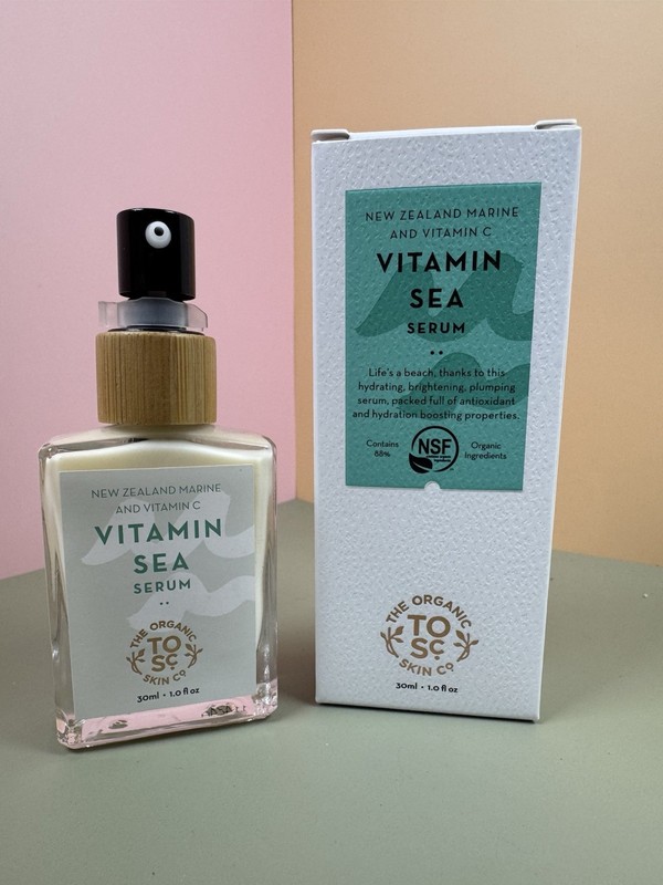 THE ORGANIC SKIN CO New Zealand Marine & Vitamin C Vitamin Sea Serum 1oz / 30ml