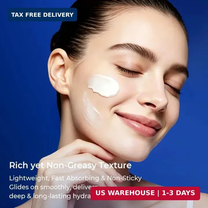 Hyaluronic Acid Daily Face Moisturizer Cream, Lightweight Deep Hydrating Facial gallery