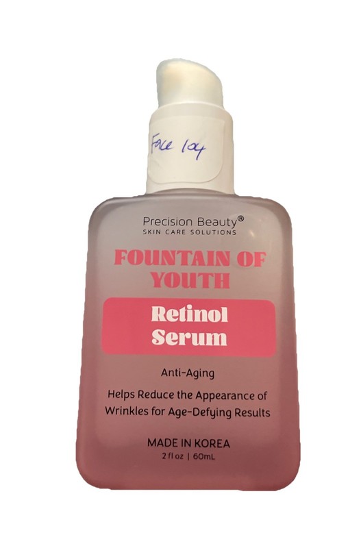 Precision Beauty|Retinol Serum|Fountain Of Youth Korean | 60ml / 2 oz – No Box