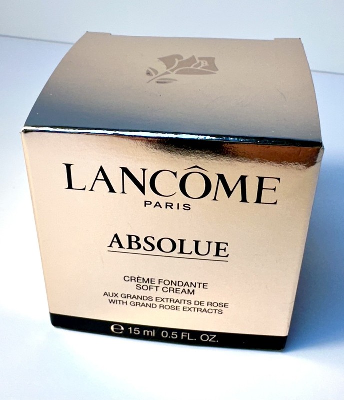 New in Box! Lancome Absolue Soft Cream With Grand Rose Extracts 15ml / 0.5oz
