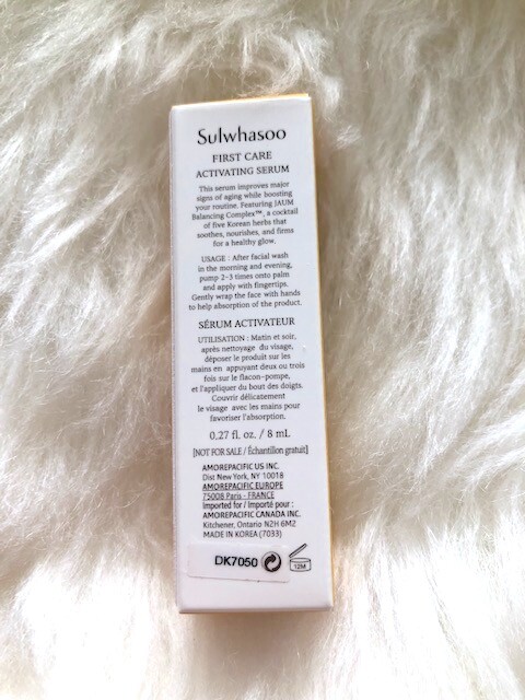 Sulwhasoo First Care Activating Serum 0.27oz/8ml Travel Size BNIB US SELLER gallery