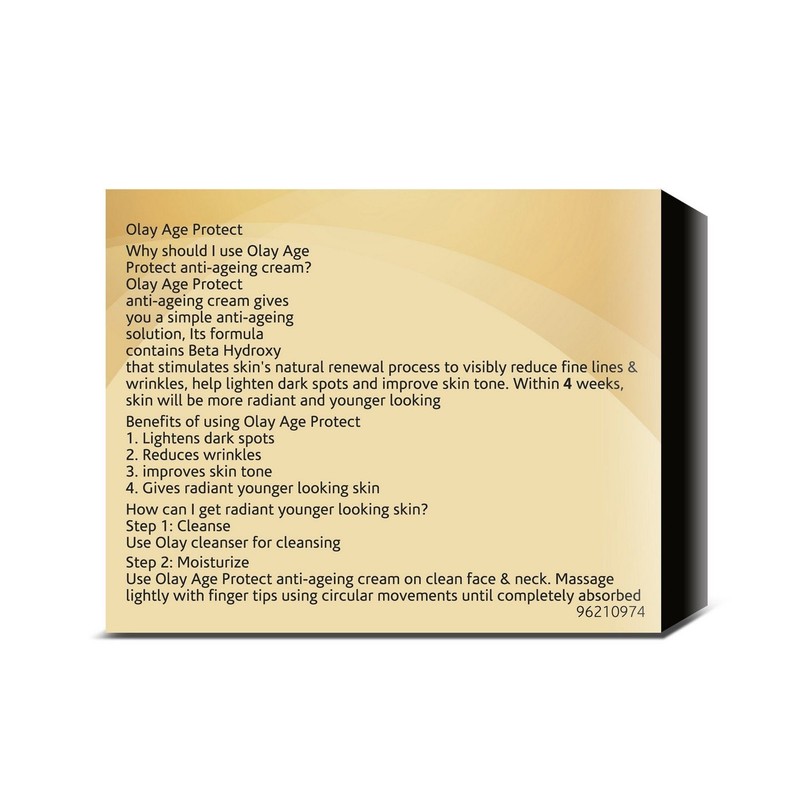 Olay Age Protect Anti-Ageing Cream Lightens Dark Spots and Reduces Wrinkles 40g gallery