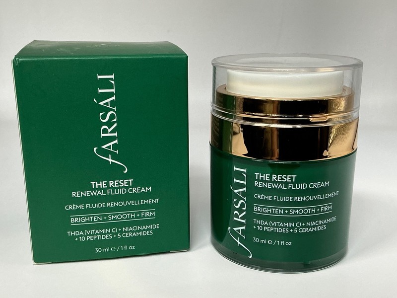 Farsali The Reset Renewal Fluid Cream -Brightens & Firms Full Sz 1 oz/30 ml NIB