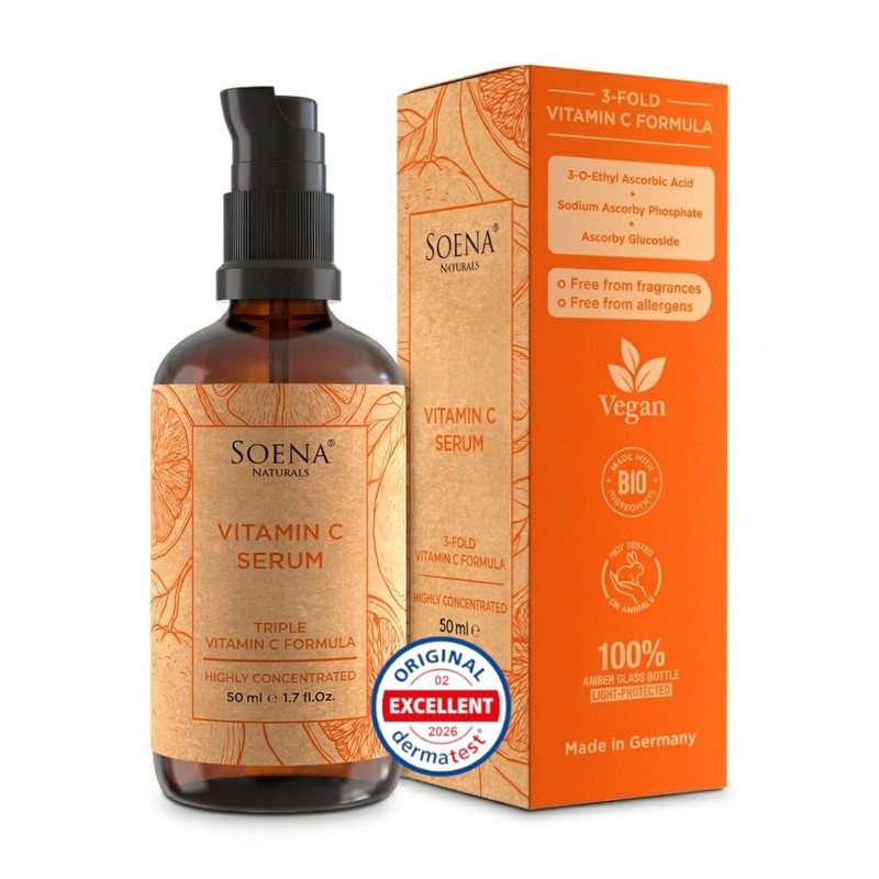 Vitamin C Serum for Face • 3 Stable Vitamin C Forms + 4 Power Ingredients: Hy…
