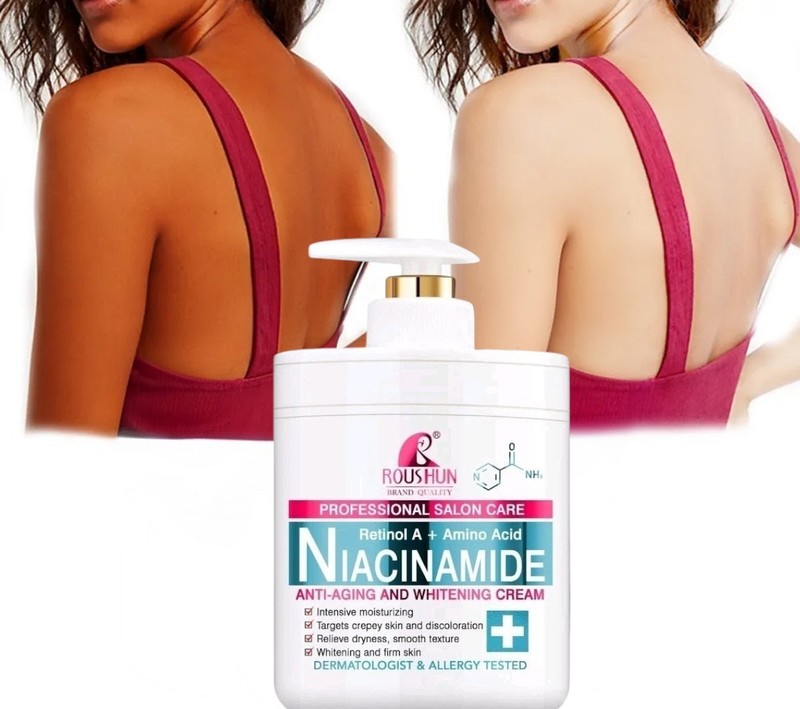 Brightening Body Lotion Niacinamide B3 Skin Firming Cream, 1000ml [USA Stock]