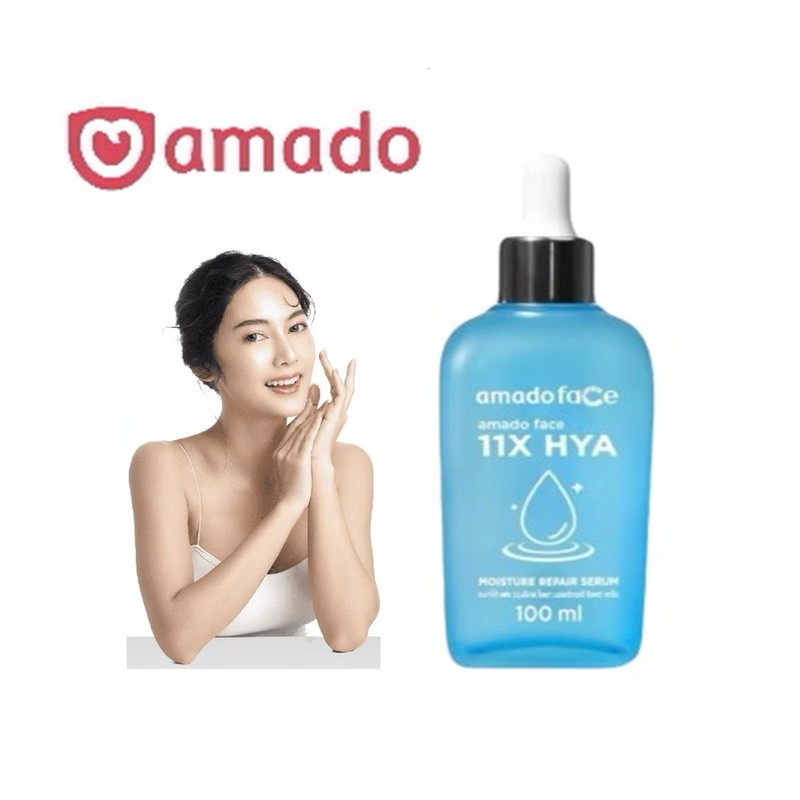 Amado Face 11X Hya Moisture Repair Serum Radiant Smooth Skin 100 ml