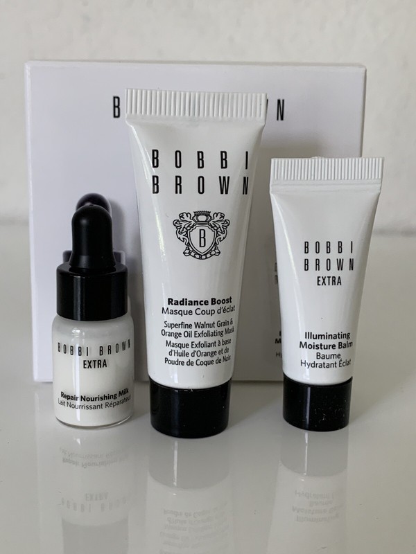 BOBBI BROWN MINI GLOW TRIO- Radaince Boost, Repair Nourishing Milk/ Illuminating