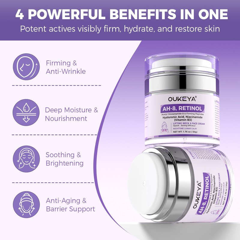 OUKEYA Retinol Cream For Anti-Aging, Reduce Wrinkles and Hyperpigmentation gallery