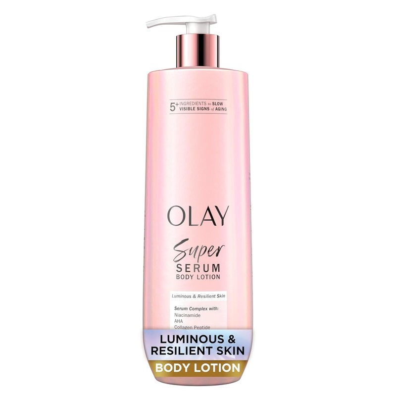 Olay Super Serum Hand & Body Lotion for Dry Skin, 24hr Long Lasting Hydration