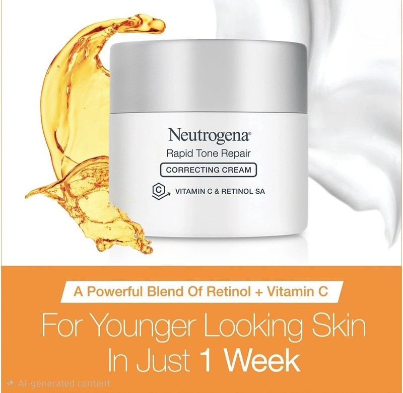 Neutrogena Rapid Tone Repair Retinol + Vitamin C Correcting Cream 1.7oz./48g New gallery
