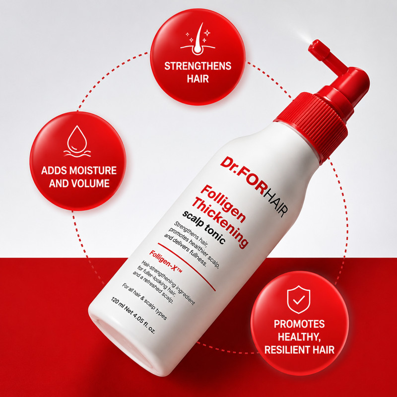 Dr.FORHAIR Scalp Care Tonic 120ml K-Beauty Hair Volume Mist gallery