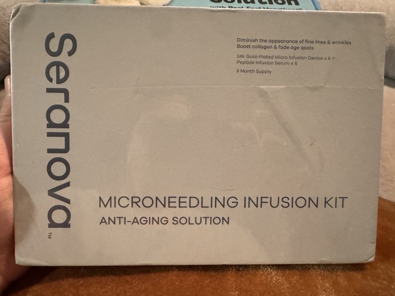 Seranova Microneedling Infusion Kit 3-Month Supply, Anti-Aging Solution