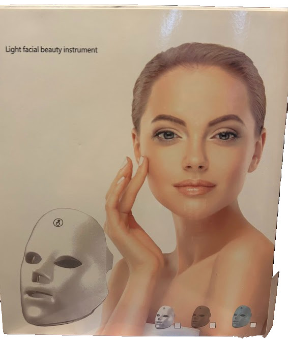 Science and Technology Cosmetology LED Light Facial Beauty Mask NEW