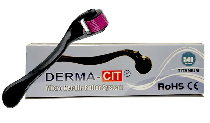 Derma Micro Skin Roller 1.5 mm Black Anti-aging, Scars, Acne, Cellulite, Beard