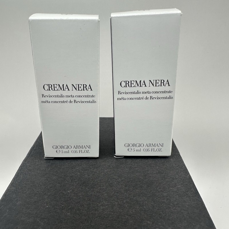 Giorgio Armani Crema Nera Reviscentalis Meta Concentrate 5ml Lot of 2
