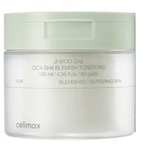 Celimax Ji woo gae cica bha blemish toner pad 170ml pore care