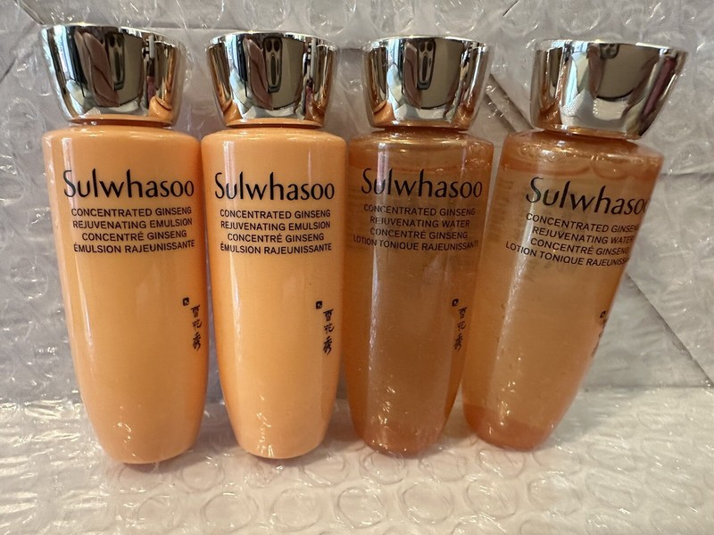 Sulwhasoo Concentrated Ginseng Rejuvenating 25ml Water (2pcs)+Emulsion (2pcs)