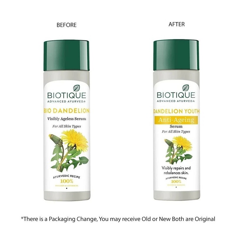 Biotique Dandelion Youth Serum For All Skin Types 190ml gallery