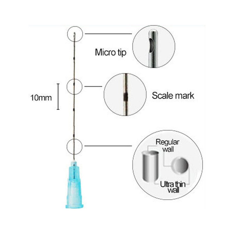 USA Stock! Micro Can nula with Puncture,Blunt Tip for Fillers, FDA Listed gallery