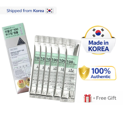 VT Reedle Shot 100 Ampoule 2ml x6 Boosting First Serum K-Beauty Set gallery