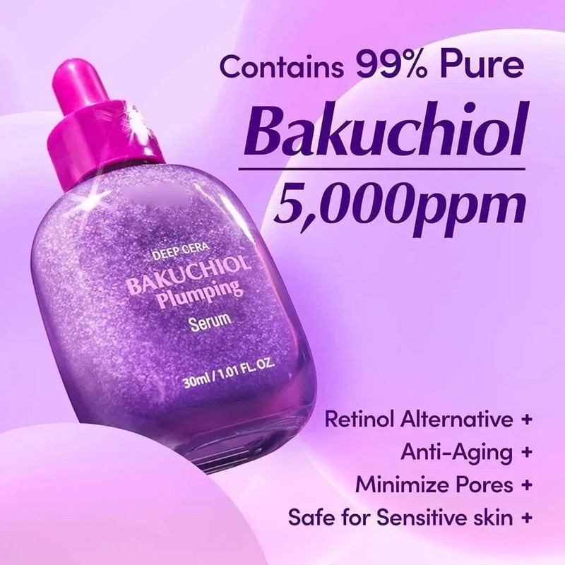 EQQUALBERRY Bakuchiol Serum 30ml Retinol Alternative Vitamin C Brightening Plump gallery
