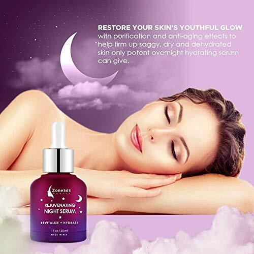 Rejuvenating Night Face Serum Vitamin E Hyaluronic Acid Witch Hazel 1oz gallery
