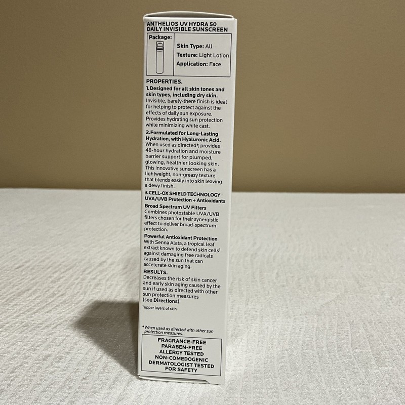 La Roche-Posay Anthelios UV Hydra Sunscreen SPF 50 Hyaluronic Acid 50 ml 5/2027 gallery