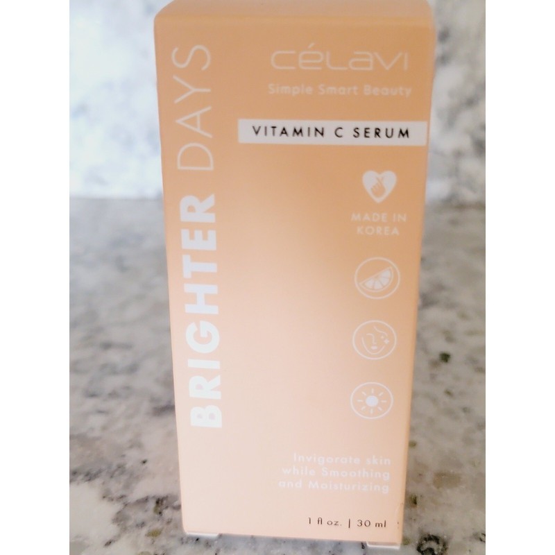 Celavi Brighter Days Vitamin C Serum 1 fl oz 30ml Made in Korea NIB gallery