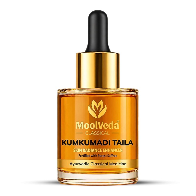 Ayurvedic Kumkumadi Oil For Glowing Skin Reduces Fine Lines Skin Repair 20ml