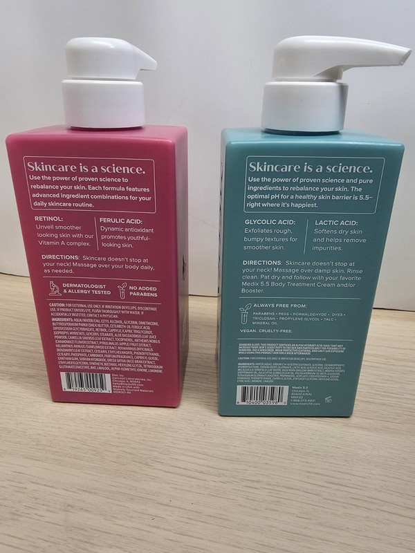 3 MEDIX 5.5 Body Wash Glycolic+Lactic And Retinol + Ferulic Acid Vitamin F Serum gallery