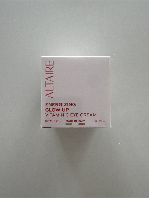 Altaire Eye Cream Energizing Glow Up Vitamin C Made in Italy 30ml