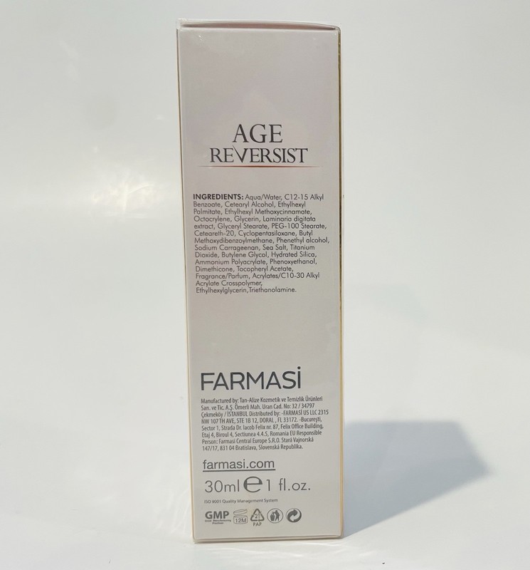 Farmasi Dr. C. Tuna Age Reversist Rich Moisturizing Face Cream, 30 mL / 1 fl. oz gallery