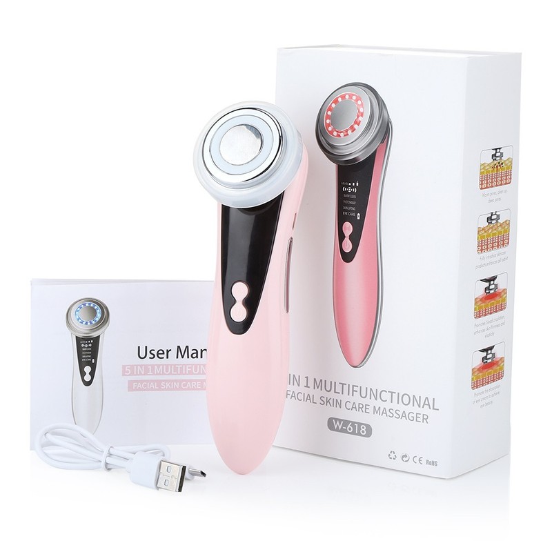 4 in 1 RF Facial Massager Device Skin Tightening Lifting Machine Wrinkle Removal