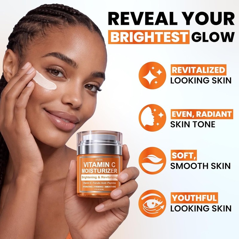 Vitamin C Moisturizer for Face - Vitamin C Cream for Face - Brightening. 01/2029 gallery
