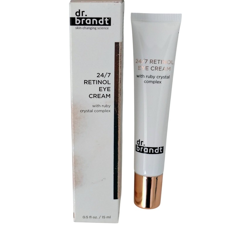 Dr. Brandt 24/7 Retinol Eye Cream Ruby Crystal Complex 0.5 oz NEW All Skin Types