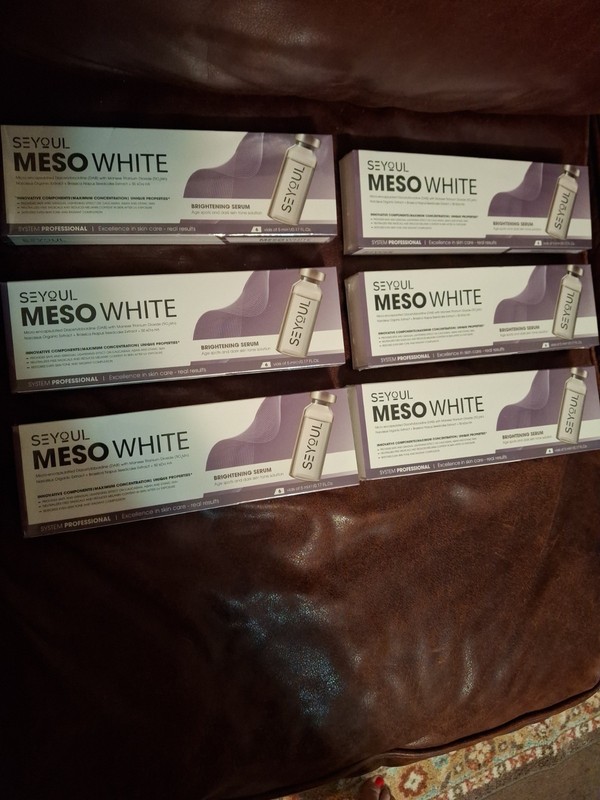 SEYOUL Meso White Brightening Serum Age/Dark Spots X 6 Vials New Sealed A4