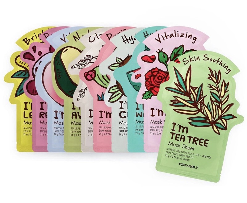 New I’m Sheet Mask Gift Set – Korean Face Mask Variety 10 Pack Tonya