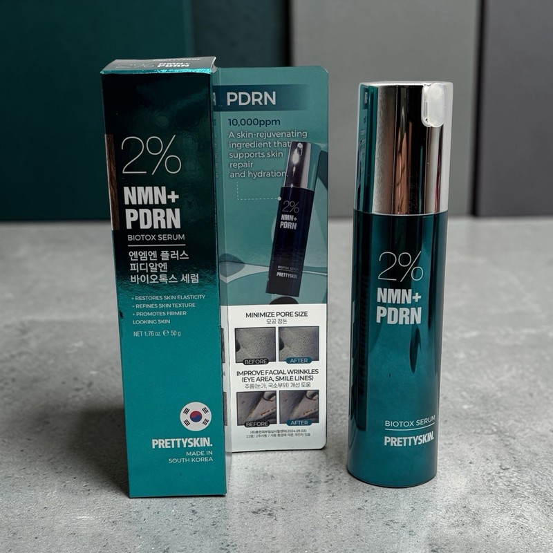 Prettyskin 2% NMN + PDRN Biotox Skin Recovery Serum Skincare 1.76 fl oz New