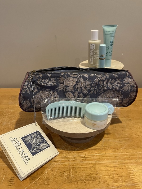 Estée Lauder Good Looks On Road Kit Azure Shampoo Re-nutriv Lipstick Cleanser