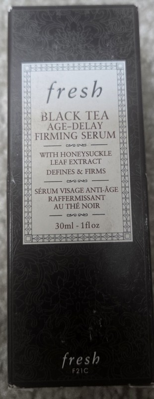 Fresh Black Tea Age-Delay Firming Serum w-honeysuckle leaf Extract 1 oz NIB HTF