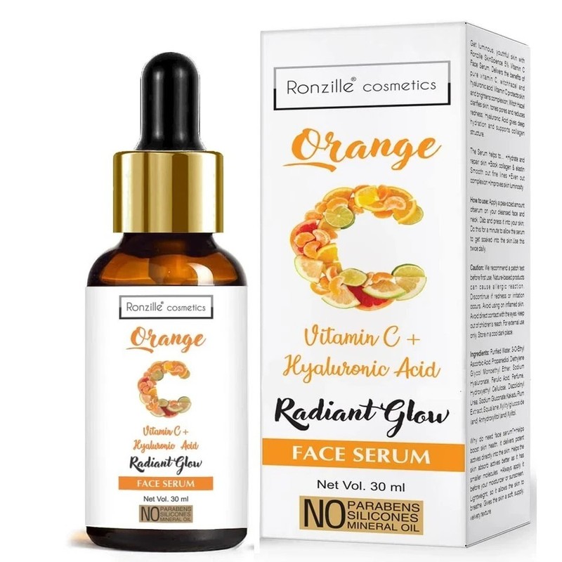Ronzille Vitamin C Hyaluronic Acid Radiant Glow Face Serum 30ml