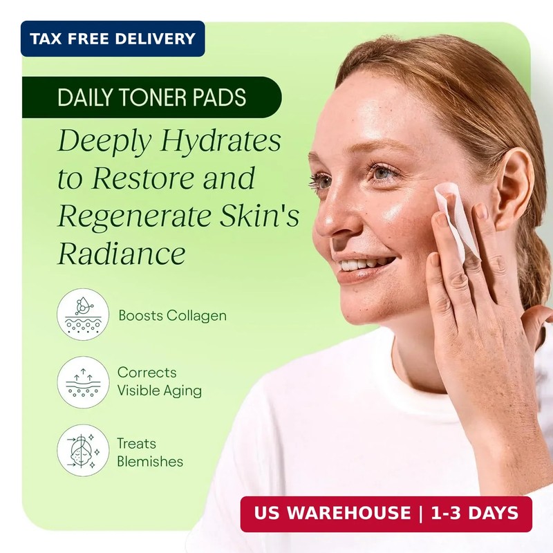 JiYu Toning Polish Pads - Korean Skincare for Dark Spots, Wrinkles & Dull Skin - gallery