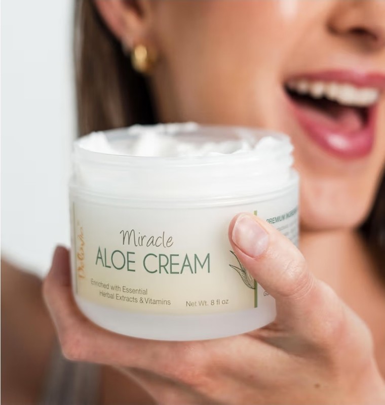 #1 Crema De Aloe Vera Con Vitamina E Y Arnica Crema Calmante Para Piel Irritada