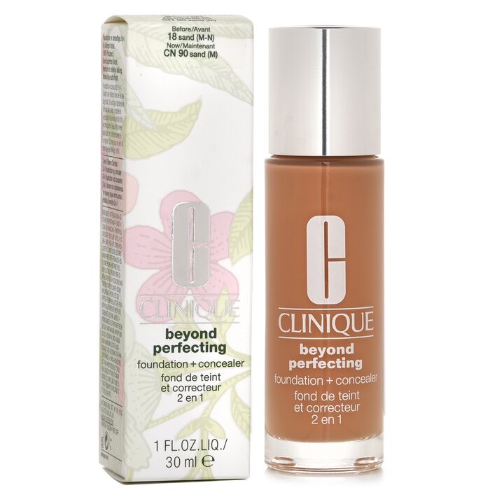Clinique - Beyond Perfecting Foundation & Concealer - # 18 Sand (M-N) 30ml/1oz gallery