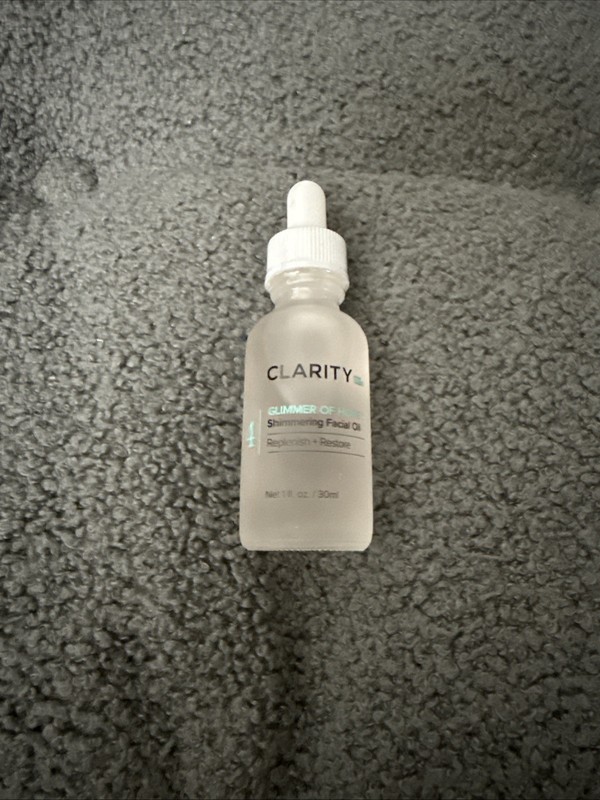 Clarity RX 4 Glimmer Of Hope Shimmer Facial Oil 1 Fl Oz Replenish Restore B16