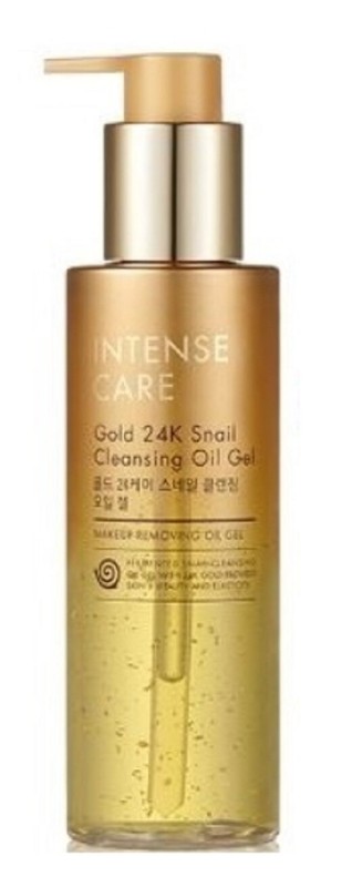 Tonymoly Intense care Gold 24k Snail Cleansing Oil Gel 190ml Anti Aging Wrinkle